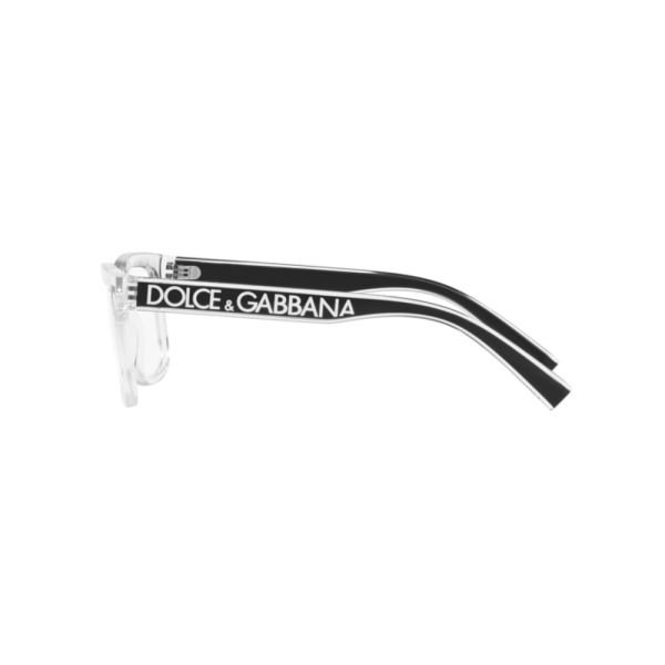 DOLCE&GABBANA DG 5101 3133 Men Optical Frame CRYSTAL - Image 3