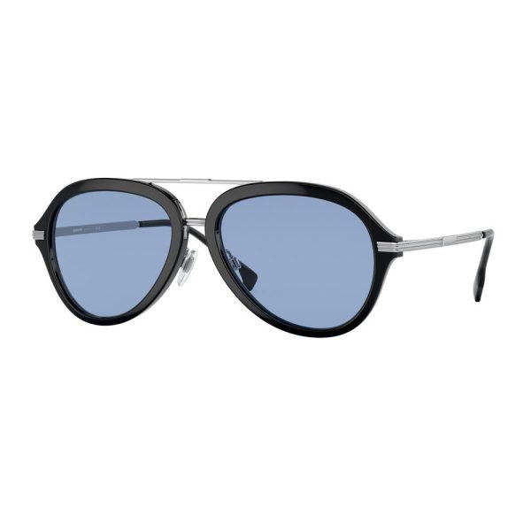 BURBERRY B 4377 3001/72 Men Sunglasses BLACK - Image 3