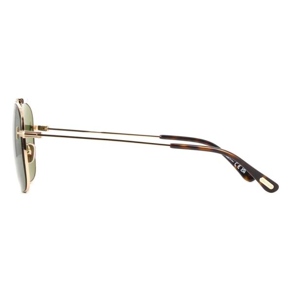 TOM FORD TF1017-28N-60 Men Sunglasses Shiny Gold - Image 3