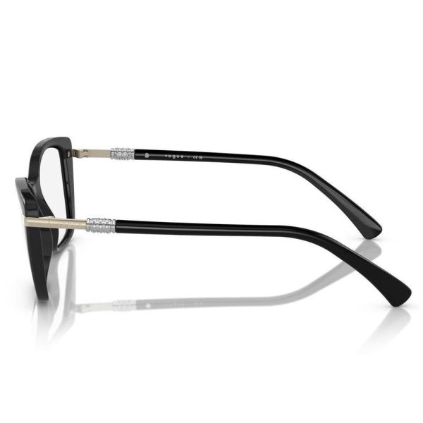 VOGUE VO5487-B W44 Women Optical Frame BLACK - Image 3
