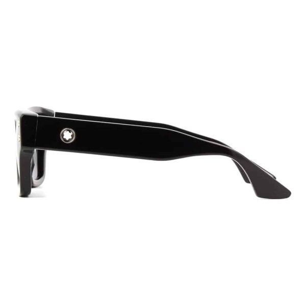 MONT BLANC MB0253S 001 Men Sunglasses Shiny black - Image 3
