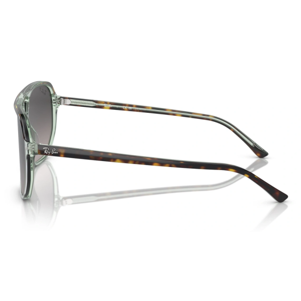 RAYBAN RB 2205 1376/M3 Unisex Sunglasses Havana On Transparent Green - Image 3