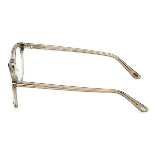 TOM FORD FT 5819-B 057 Men Optical Frame Crystal Light Brown - Image 3