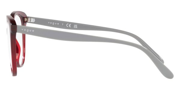 VOGUE VO5451 2924 Women Optical Frame Transparent Bordeaux - Image 3