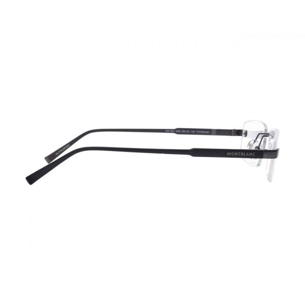 MONT BLANC MB 661 008 Men Optical Frame BLACK - Image 3