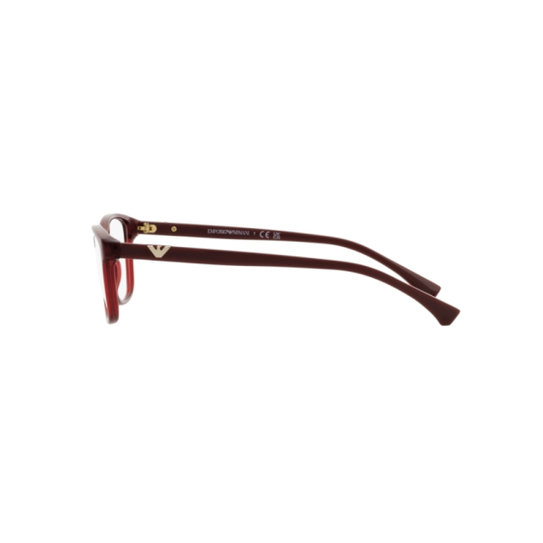 EMPORIO ARMANI EA 3099 5576 Women Optical Frame Shiny Bordeaux - Image 3