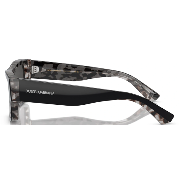DOLCE&GABBANA DG 4451 3403/87 Men sunglasses Black On Grey Havana - Image 3