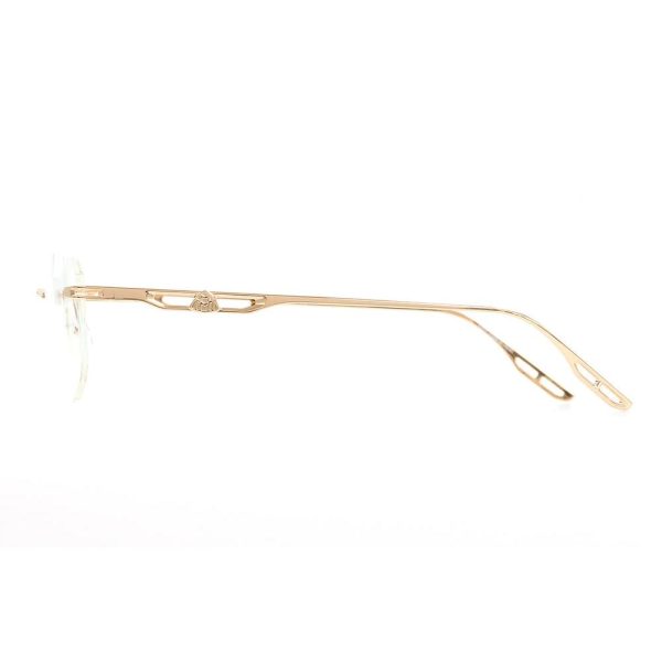 MAYBACH THE ULTIMATE I MGZ25 Unisex Optical Frame Mellow Gold - Image 3
