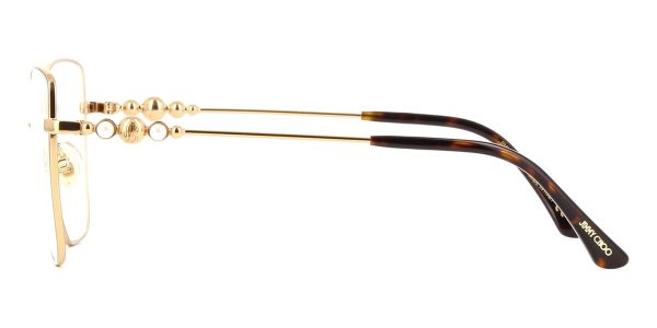 JIMMY CHOO JC357 06J Women Optical Frame GOLD - Image 3
