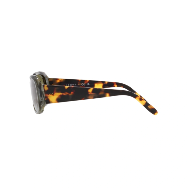 VOGUE VO 2606-S 30728E Women Sunglasses GREEN HORN - Image 3