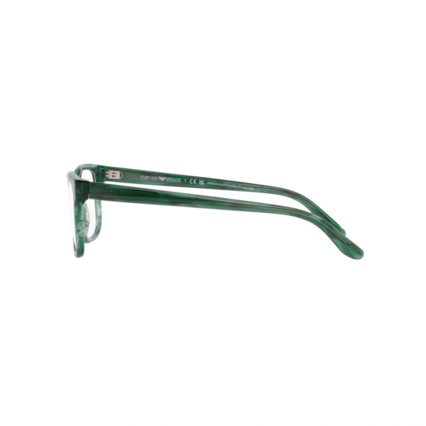 EMPORIO ARMANI EA 3218 5168 Men Optical Frame Striped Green - Image 3