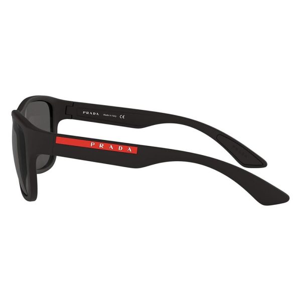 PRADA SPS 01U DG0-5S0 Unisex Sunglasses BLACK - Image 3