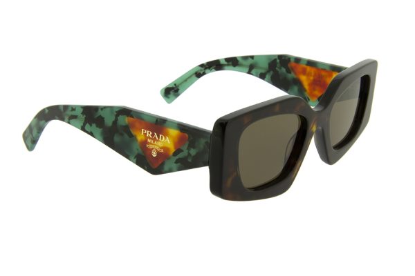 PRADA SPR 15Y 2AU-06B Women Sunglasses BROWN - Image 3