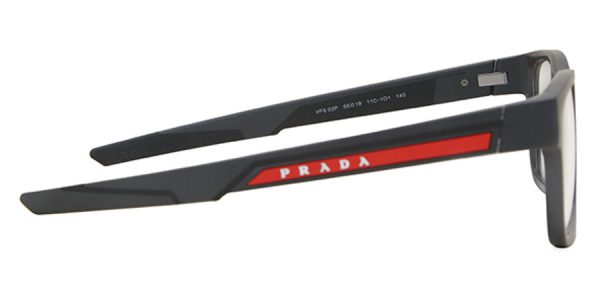 PRADA VPS 02P 11C-1O1 Men Optical Frame Matte Dark Grey - Image 3