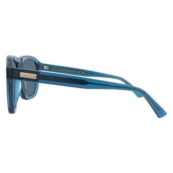 GUCCI GG1316S 005 Men Sunglass BLUE - Image 3