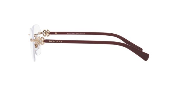 BVLGARI BV 2244B 2054 Women Optical Frame PINK GOLD - Image 3