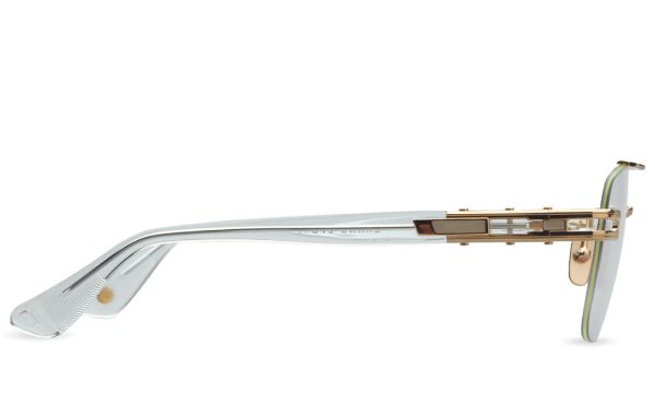 DITA GRAND EVO DTX146-A-02 Unisex Optical Frame White Gold - White - Image 3