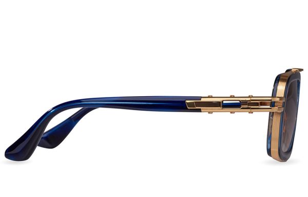 DITA LXN-EVO DTS403-A-03 Unisex Sunglasses Blue Swirl - Yellow Gold - Image 3