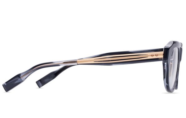 DITA DTX415-A-01 Men Optical Frame Ink Swirl - White Gold - Image 3