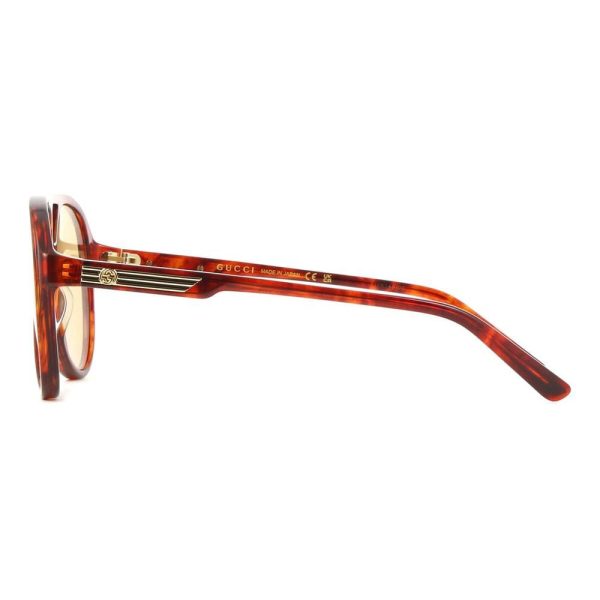 GUCCI GG1286S 002 Men Sunglass HAVANA - Image 3