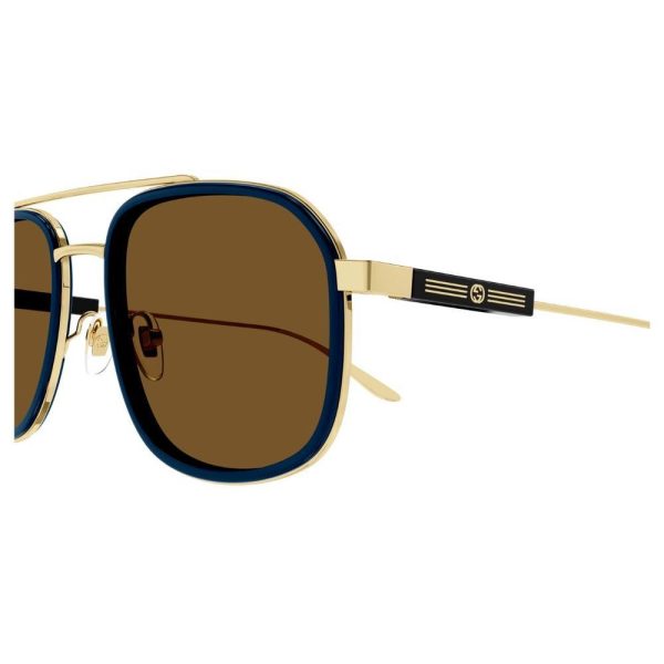GUCCI GG1310S 003 Men Sunglass GOLD - Image 3