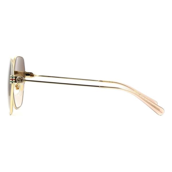 GUCCI GG1285SA 002 Women Sunglass GOLD - Image 3