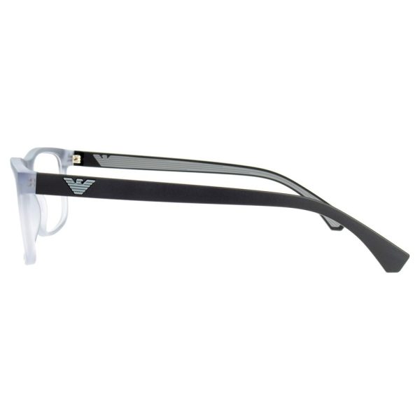 EMPORIO ARMANI EA 3147 5012 Men Optical Frame Matte Transparent Grey - Image 3