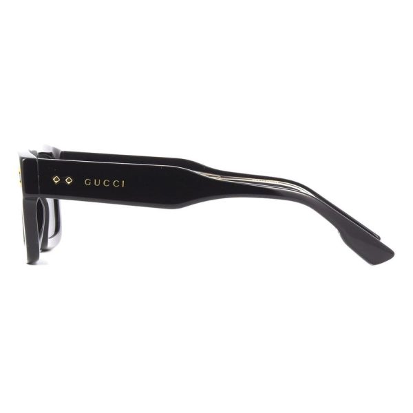 GUCCI GG 1085S 001 Men Sunglass BLACK - Image 3