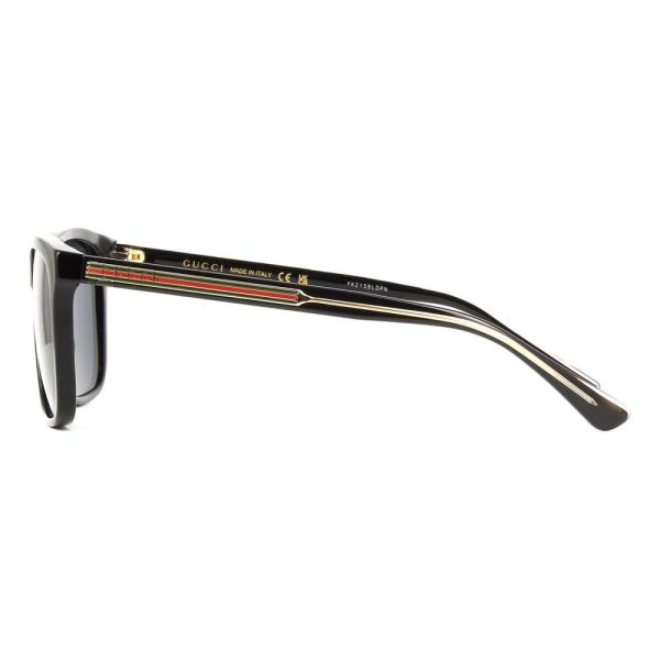 GUCCI GG0381SN 006 Men Sunglass BLACK - Image 3