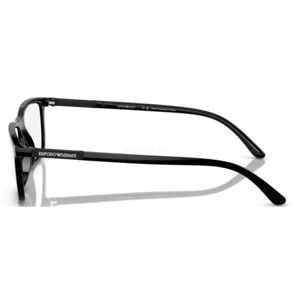 EMPORIO ARMANI EA 4160 5001/1W Men Sunglass Shiny Black - Image 3