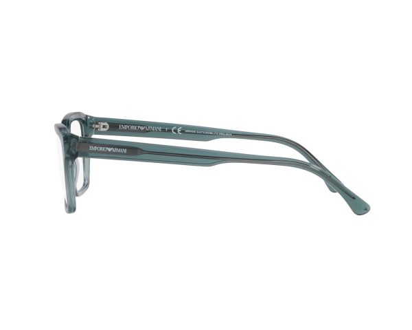 EMPORIO ARMANI EA3192 5911 Men Optical Frame Blue (Shiny Transparent Blue) - Image 3