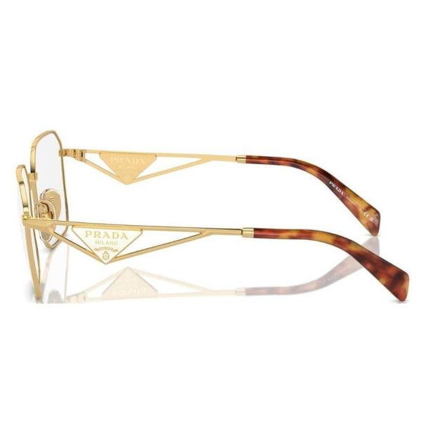 Prada OPR A51 5AK-101 Women Optical Gold - Image 3