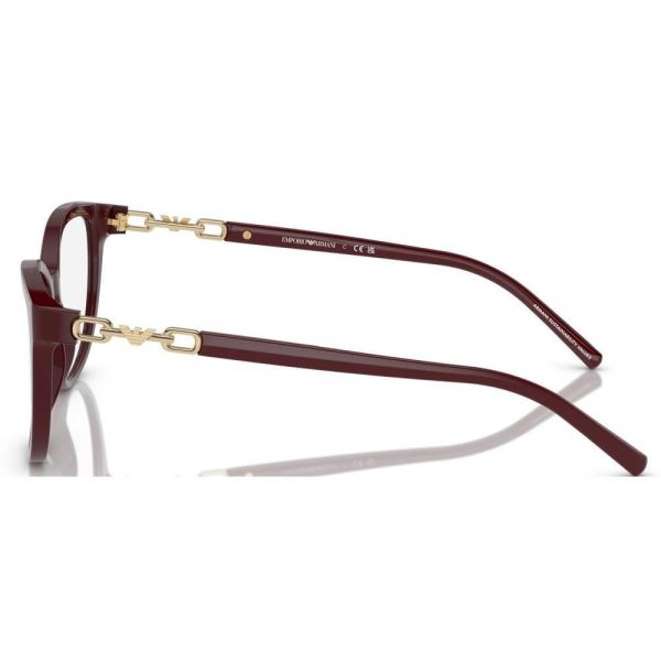 EMPORIO ARMANI EA 3190 5576 Women Optical Shiny Bordeaux - Image 3