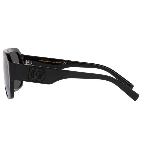 DOLCE&GABBANA DG4403 501/87 Men Sunglass Black - Image 3