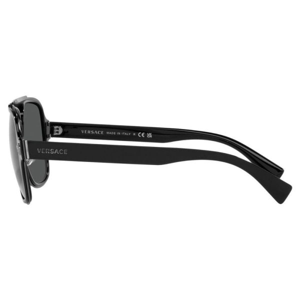 VERSACE VE 2199 1001/87 Men Sunglass Black - Image 3