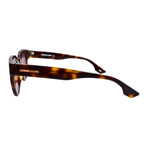 ALEXANDER MCQUEEN MQ0068S 002 Women Sunglasses Havana / Brown - Image 3