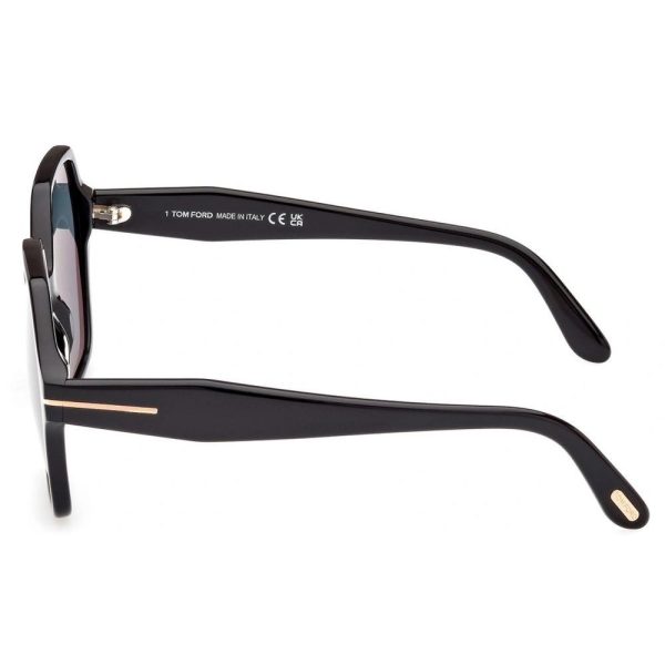 TOM FORD TF 1032 01A Men Sunglass black and gold - Image 3