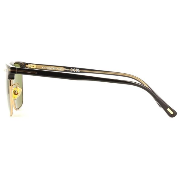TOM FORD TF 997-H 01N Men Sunglass Black with Gold - Image 3