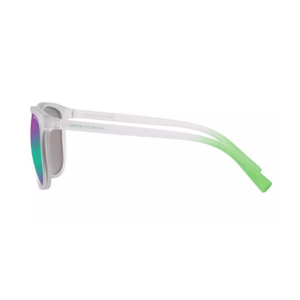 ARMANI EXCHANGE AX 4078S 8258/3R Unisex Sunglasses White - Image 3