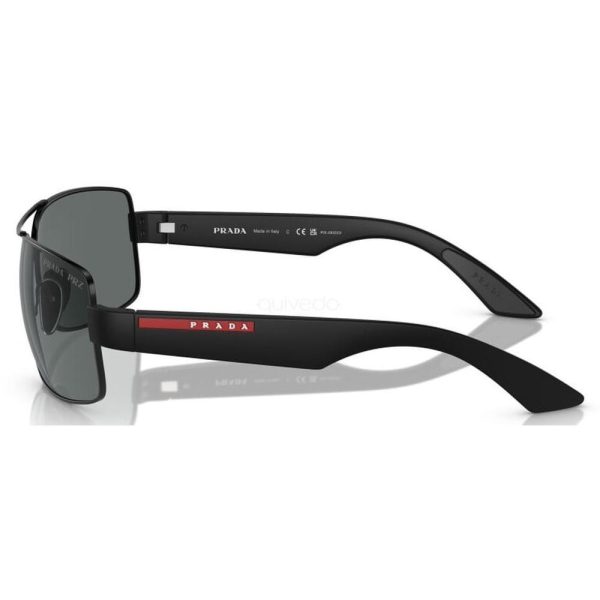 PRADA SPS 50Z 1AB 02 Men Sunglass Black - Image 3