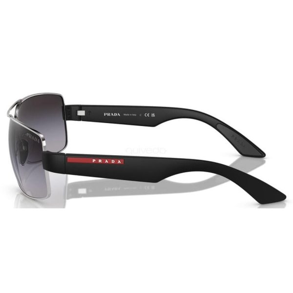 PRADA SPS 50Z 1BC-09U Men Sunglass Silver - Image 3