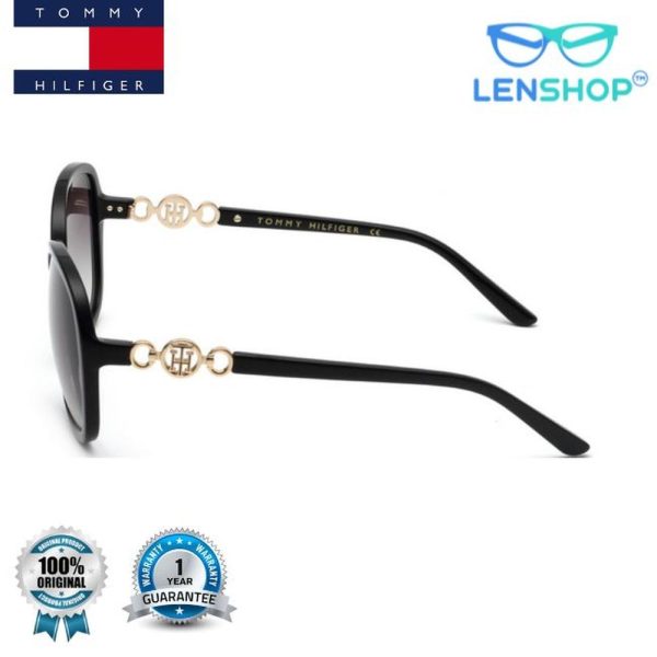 TOMMY HILFIGER TH2614 C1 Women Sunglasses BLACK - Image 3