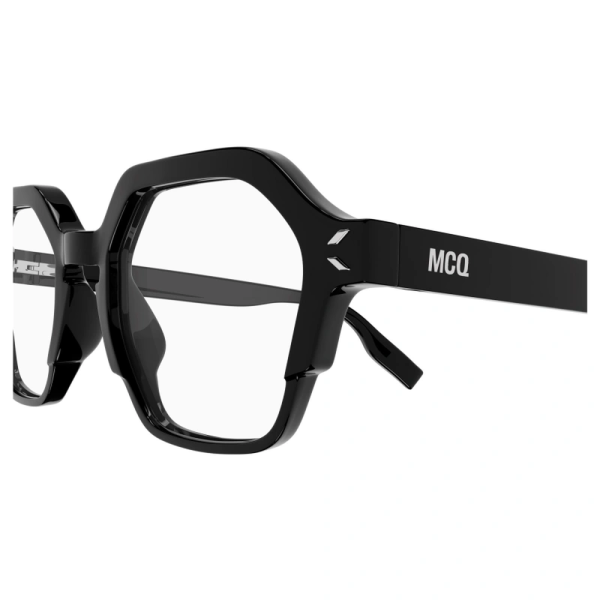 ALEXANDER MCQUEEN MQ03670 001 M Unisex Optical Frame BLACK - Image 3