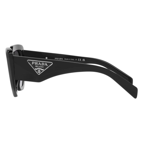 PRADA SPR 14 Z 1AB 09S Women Sunglasses BLACK - Image 3