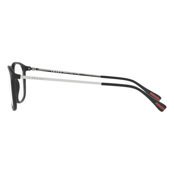 PRADA VPS 03H DGO-101 Unisex Optical Frame Matte Black - Image 3