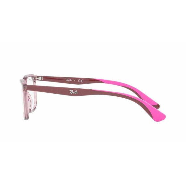 Ray-Ban RB1605 3777 Kid Optical Frame Transparent Pink - Image 3