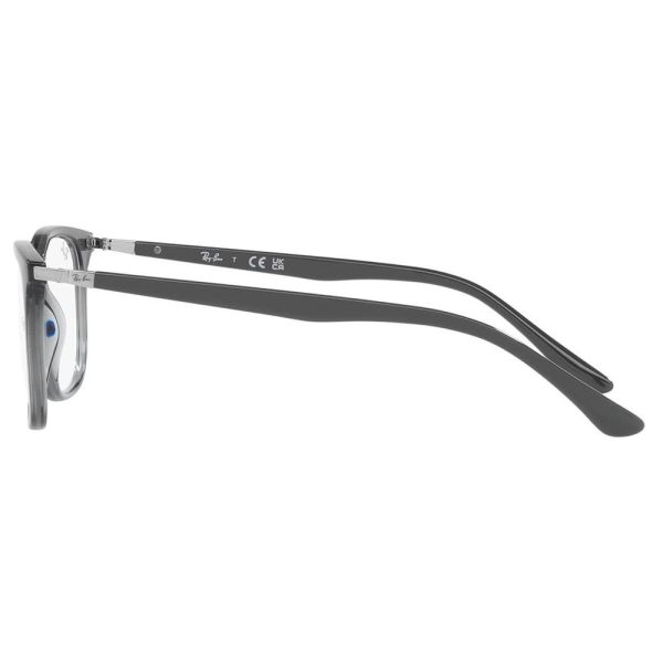 RAYBAN RB7211 8205 UNISEX Optical Transparent Grey - Image 3