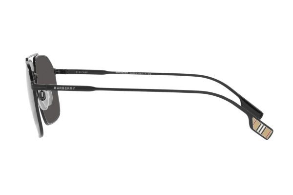 BURBERRY B 3130 1001/87 Women Sunglasses BLACK - Image 3