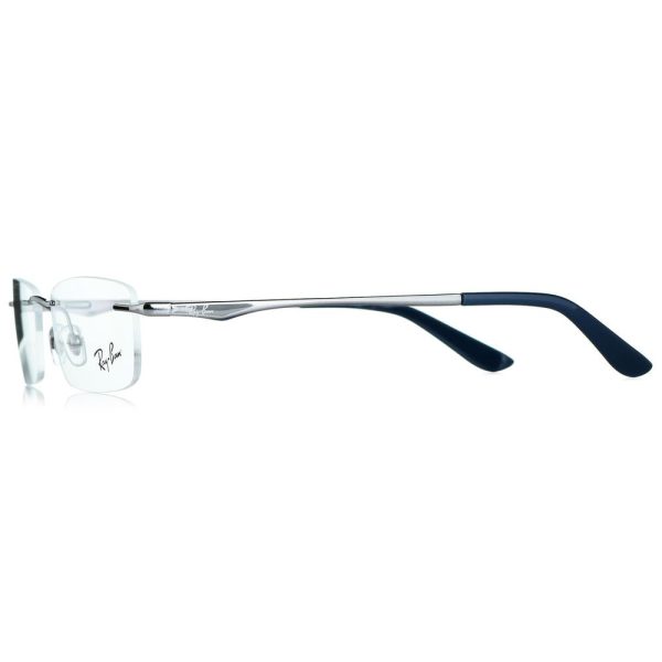 Ray-Ban RB6303I 2502 Unisex Optical Frame Silver - Image 3