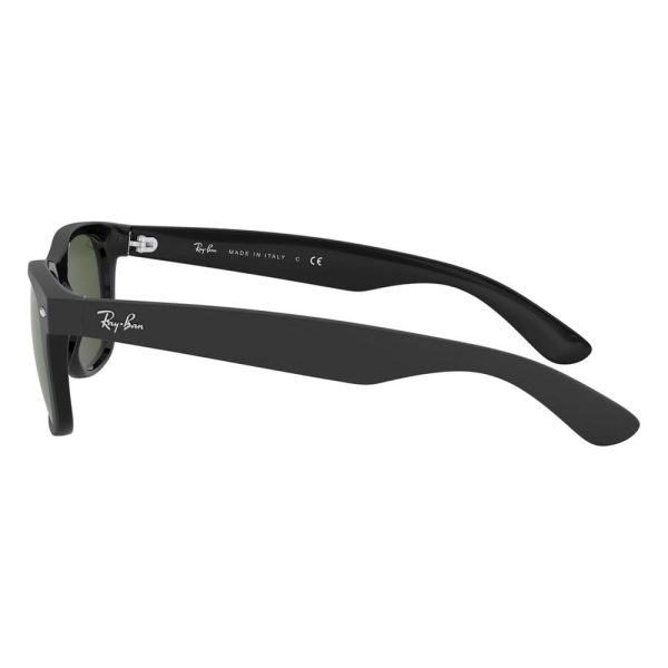 Ray-Ban RB 2132 6462/31 Unisex Sunglasses Black Rubber on Black - Image 3